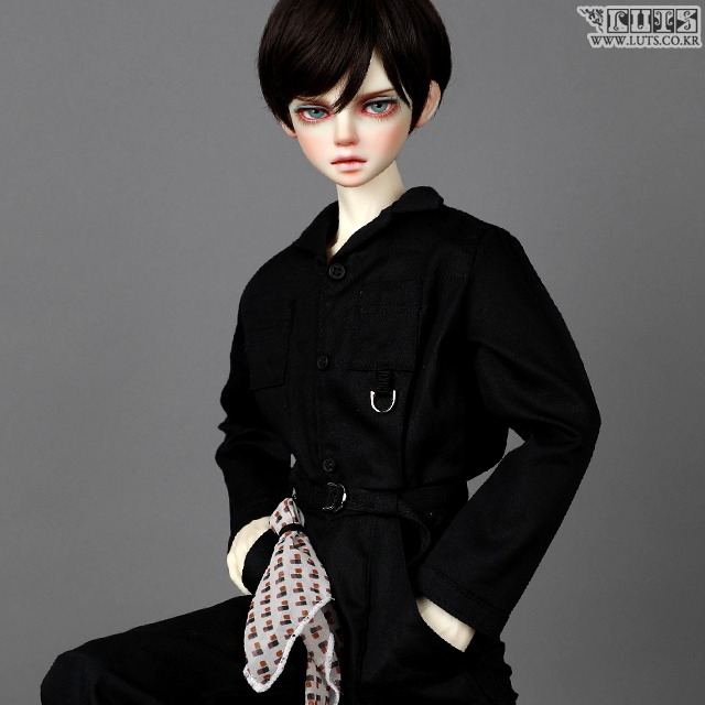娃娃衣服 SDF65 Solty jumpsuit Black
