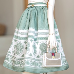 娃娃衣服  Pre-order Blair Skirt Garden Jade