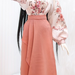 娃娃衣服  Pre-order Shana Chiffon Skirt Coral