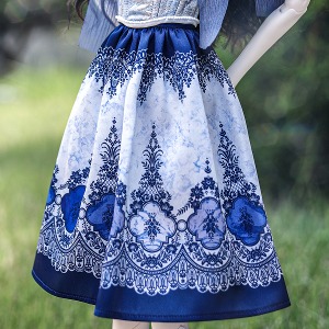 娃娃衣服  Pre-order Blair Skirt Royal Sapphire