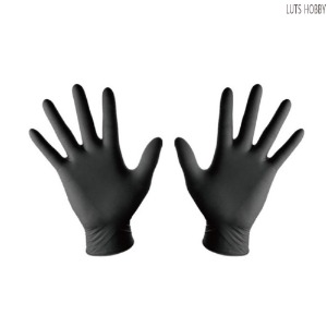 娃娃用品 Black Nitrile Gloves Small Size 1 pair