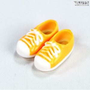 娃娃衣服 Obitsu 11 Doll Shoes OBS 015 Stickers Orange