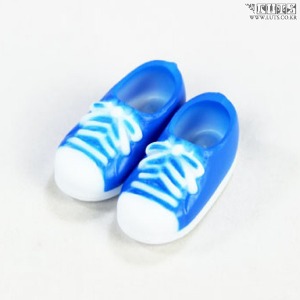 娃娃衣服 Obitsu 11 Doll Shoes OBS 015 Stickers Blue