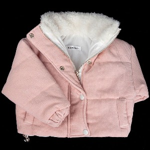 娃娃衣服  pre-order [SDB]Corduroy jumper(Pink)