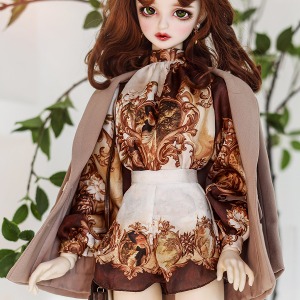 娃娃衣服  Pre-order Priscilla Antique Brown Set