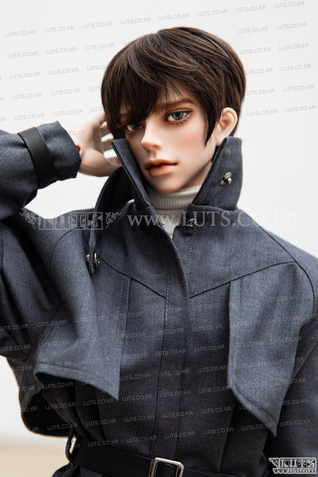 Details about   1/4 1/3 UncleSD17 SSDF BJD Clothes Doll Outfit Translucent Long Overcoat+Scarf 